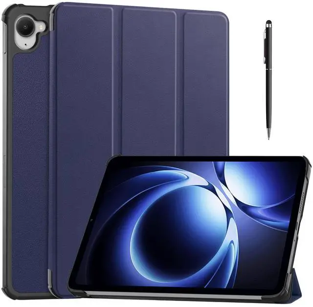 Main image of WERLEO Case for Xiaomi Redmi K Pad 8.8 Inch, Tri fold Slim Lightweight Hard Shell Smart Protective Cover with Multi-Angle Stand, Universal Stylus Pen Blue