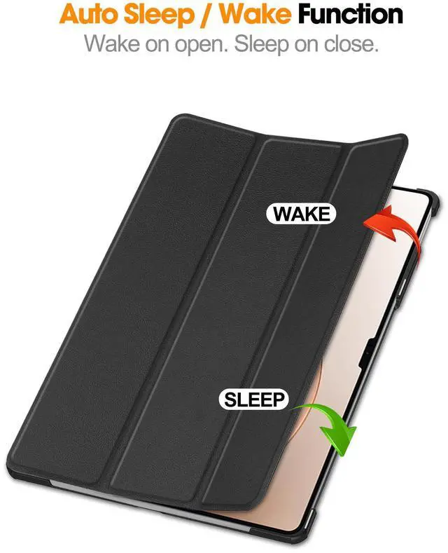 Alt view image 2 of 7 - WERLEO Case for Xiaomi Pad 7 Ultra 14 Inch, Tri fold Slim Lightweight Hard Shell Smart Protective Cover with Multi-Angle Stand, Universal Stylus Pen
