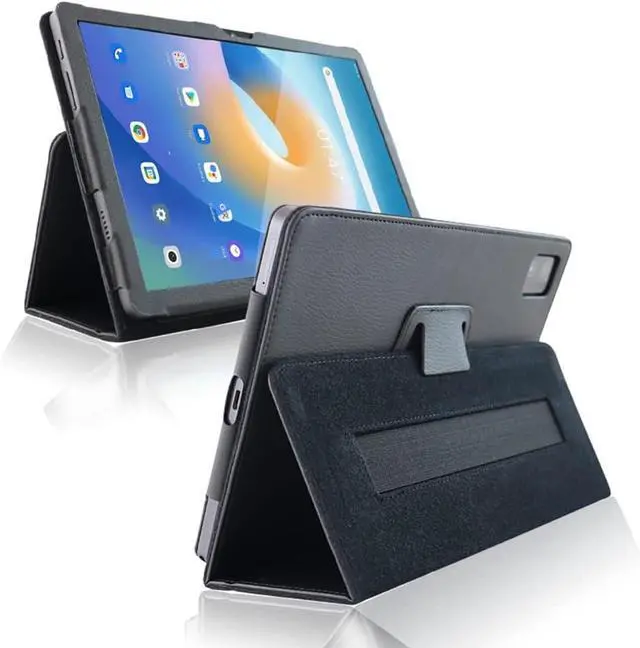 Alt view image 7 of 7 - WERLEO Tablet Case Compatible with Blackview Tab 12 / Blackview Tab 13, Premium PU Leather Folio Folding Stand Protective Tablet Case Cover with Hand Strap for Blackview Tab 12/ Blackview Tab 13