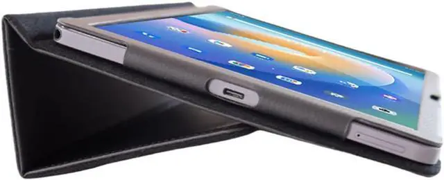 Alt view image 5 of 7 - WERLEO Tablet Case Compatible with Blackview Tab 12 / Blackview Tab 13, Premium PU Leather Folio Folding Stand Protective Tablet Case Cover with Hand Strap for Blackview Tab 12/ Blackview Tab 13