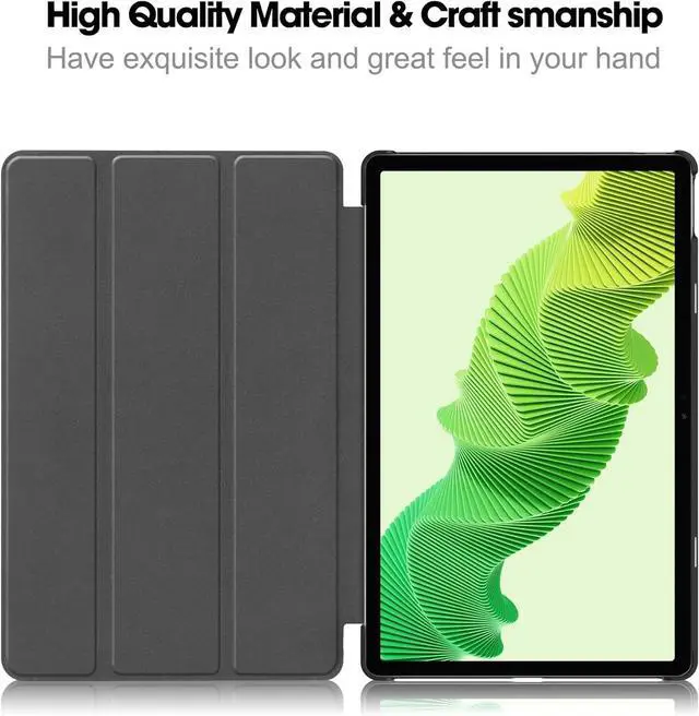 Alt view image 7 of 7 - WERLEO Case for Oppo Realme Pad 2 11.5 inch 2023, Folio Slim Smart Cover Lightweight Hard Shell Protective Case with Multi-Angle Stand, Universal Stylus Pen