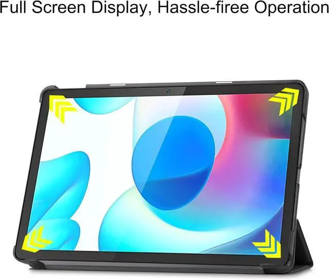 Alt view image 5 of 7 - WERLEO Case for Realme Pad 10.4 inch 2021, Folio Slim Smart Cover Lightweight Hard Shell Protective Case with Multi-Angle Stand, Universal Stylus Pen