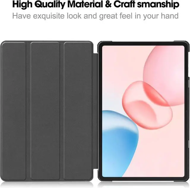 Alt view image 3 of 7 - WERLEO Case for Honor Pad 10 12.1 inch 2025, Slim Smart Cover Lightweight Hard Shell Protective Cover with Multi-Angle Stand, Universal Stylus Pen