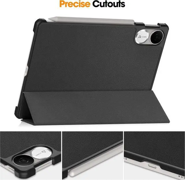 Alt view image 5 of 7 - WERLEO Case for Honor Pad V9 11.5 inch 2024 ROL-W00, Slim Smart Cover Lightweight Hard Shell Protective Cover with Multi-Angle Stand, Universal Stylus Pen