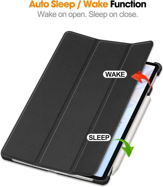 Alt view image 3 of 7 - WERLEO Case for Honor Pad V9 11.5 inch 2024 ROL-W00, Slim Smart Cover Lightweight Hard Shell Protective Cover with Multi-Angle Stand, Universal Stylus Pen
