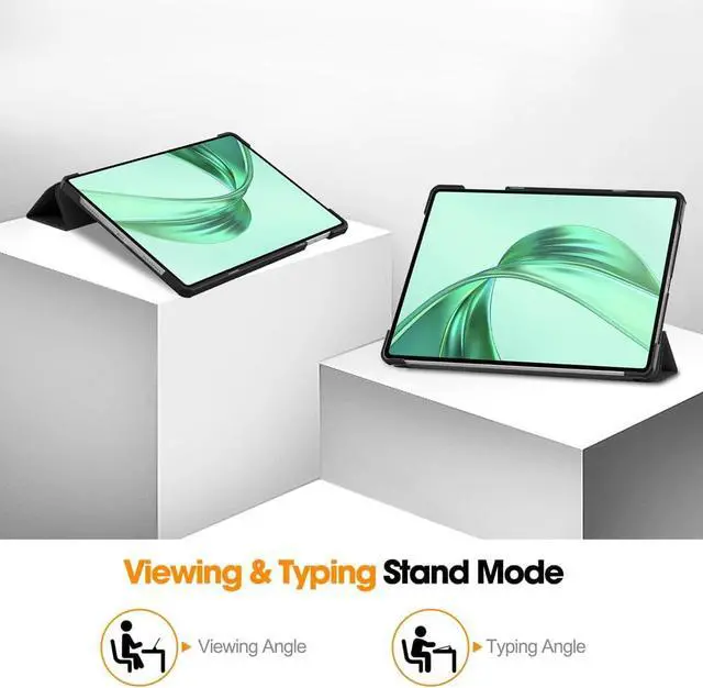 Alt view image 3 of 7 - WERLEO Case for Honor Pad X8A / X9 11 Inch 2024, Slim Smart Cover Lightweight Hard Shell Protective Cover with Multi-Angle Stand, Universal Stylus Pen