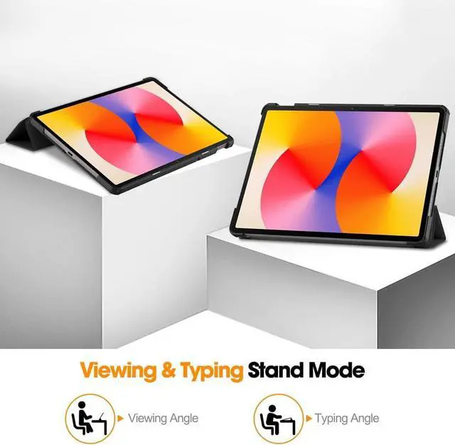 Alt view image 2 of 7 - WERLEO Case for Huawei Matepad SE 11 inch 2024 Model AGS6-W00 AGS6-W09, Slim Smart Cover Lightweight Hard Shell Protective Cover with Multi-Angle Stand, Universal Stylus Pen