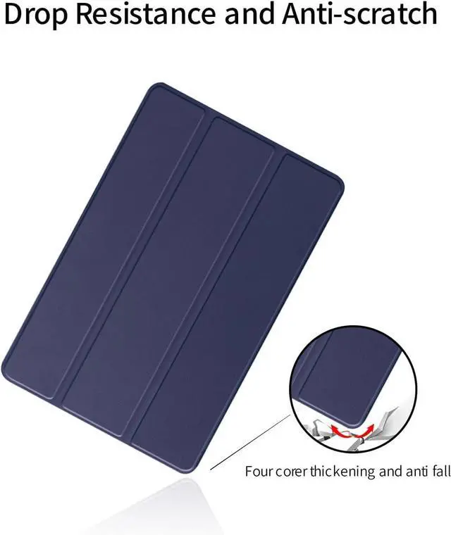 Alt view image 4 of 7 - WERLEO Case for Xiaomi Redmi K Pad 8.8 Inch 2025, Slim Smart Cover Lightweight Hard Shell Protective Cover with Multi-Angle Stand, Universal Stylus Pen Blue