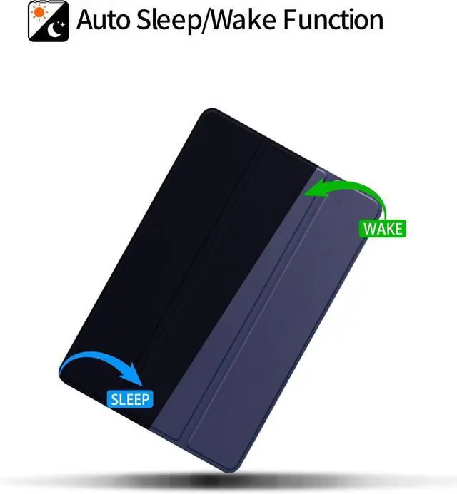 Alt view image 7 of 7 - WERLEO Case for Xiaomi Redmi K Pad 8.8 Inch 2025, Slim Smart Cover Lightweight Hard Shell Protective Cover with Multi-Angle Stand, Universal Stylus Pen Blue