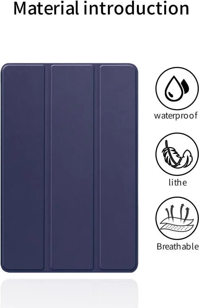 Alt view image 2 of 7 - WERLEO Case for Xiaomi Redmi K Pad 8.8 Inch 2025, Slim Smart Cover Lightweight Hard Shell Protective Cover with Multi-Angle Stand, Universal Stylus Pen Blue