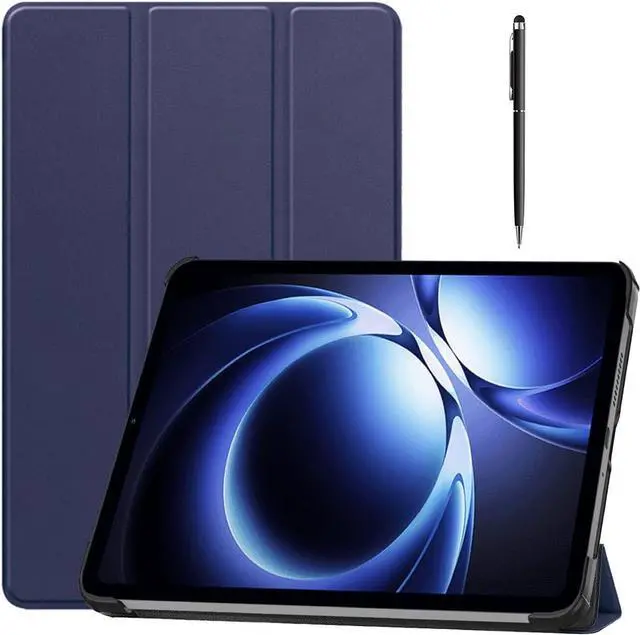 Main image of WERLEO Case for Xiaomi Redmi K Pad 8.8 Inch 2025, Slim Smart Cover Lightweight Hard Shell Protective Cover with Multi-Angle Stand, Universal Stylus Pen Blue