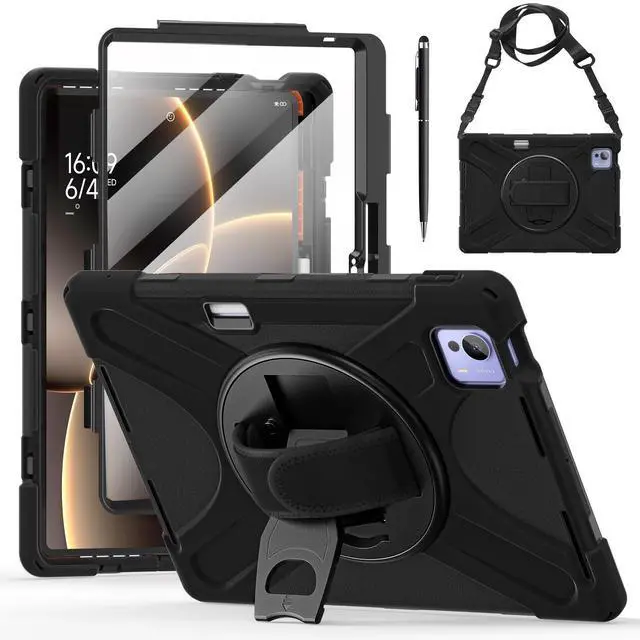 Main image of WERLEO Case for Xiaomi Pad 7 Ultra 14 inch 2025 Shockproof Cover with Screen Protector Pencil Holder Rotatable Stand Shoulder Strap Stylus Pen