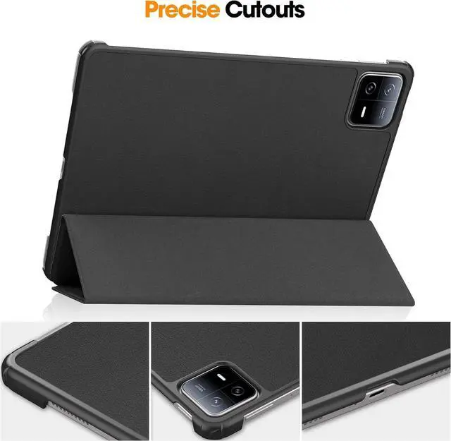 Alt view image 7 of 7 - WERLEO Case for Xiaomi Mi Pad 6 / 6 Pro 11 Inch 2023, Slim Smart Cover Lightweight Hard Shell Protective Cover with Multi-Angle Stand, Universal Stylus Pen