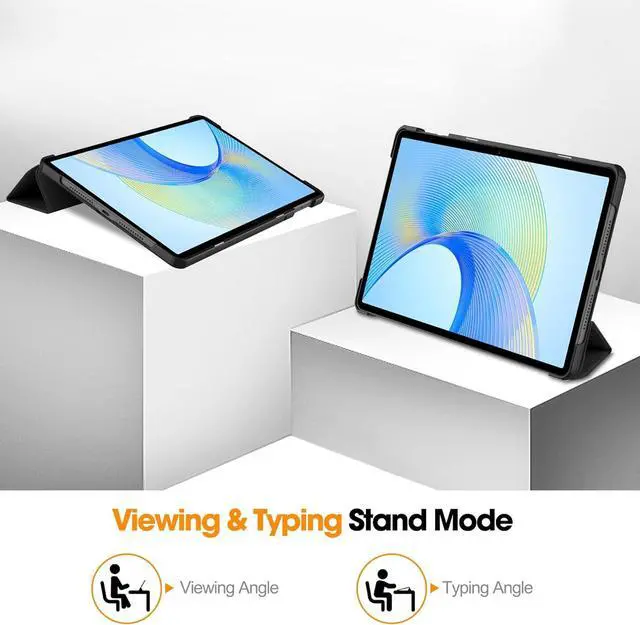 Alt view image 3 of 7 - WERLEO Case for Honor Pad X9 11.5" / Honor Pad X8 Pro 11.5 inch 2023, Slim Smart Cover Lightweight Hard Shell Protective Cover with Multi-Angle Stand, Universal Stylus Pen