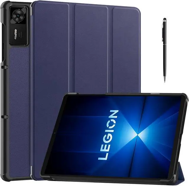 Main image of WERLEO Case for Lenovo Legion Y700 4th Gen 8.8 inch 2025 TB322FC, Slim Smart Cover Lightweight Hard Shell Protective Cover with Multi-Angle Stand, Universal Stylus Pen Blue