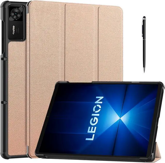 Main image of WERLEO Case for Lenovo Legion Y700 4th Gen 8.8 inch 2025 TB322FC, Slim Smart Cover Lightweight Hard Shell Protective Cover with Multi-Angle Stand, Universal Stylus Pen Rose Gold