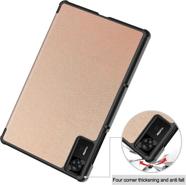 Alt view image 5 of 7 - WERLEO Case for Lenovo Legion Y700 4th Gen 8.8 inch 2025 TB322FC, Slim Smart Cover Lightweight Hard Shell Protective Cover with Multi-Angle Stand, Universal Stylus Pen Rose Gold