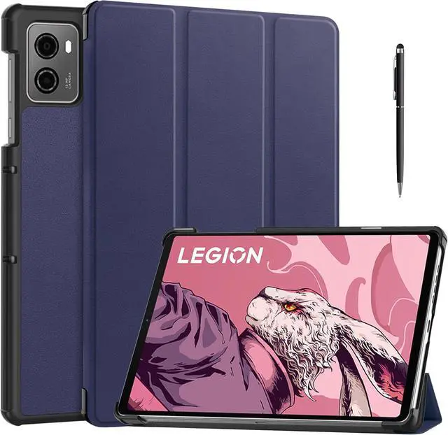 Main image of WERLEO Case for Lenovo Legion Y700 8.8 inch 2025 2023 TB-321FU TB-320FC, Slim Smart Cover Lightweight Hard Shell Protective Cover with Multi-Angle Stand, Universal Stylus Pen Blue