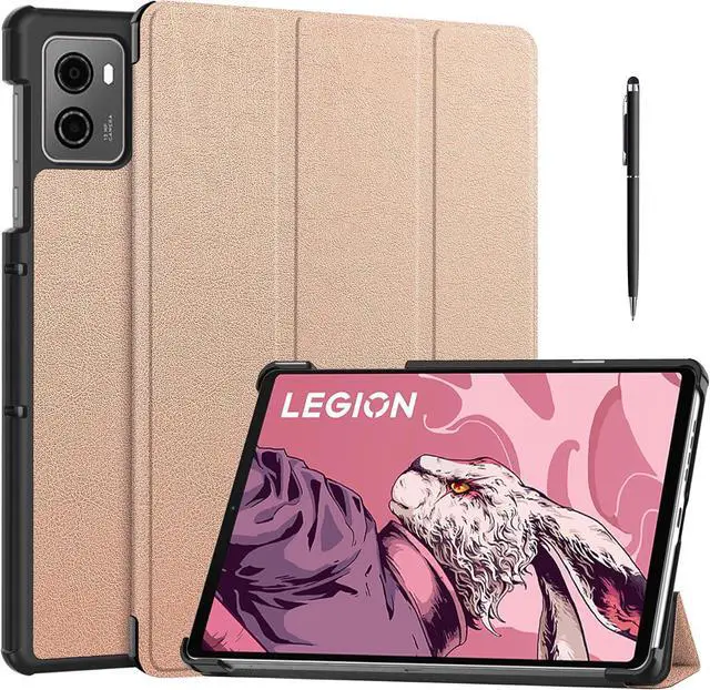 Main image of WERLEO Case for Lenovo Legion Y700 8.8 inch 2025 2023 TB-321FU TB-320FC, Slim Smart Cover Lightweight Hard Shell Protective Cover with Multi-Angle Stand, Universal Stylus Pen Rose Gold