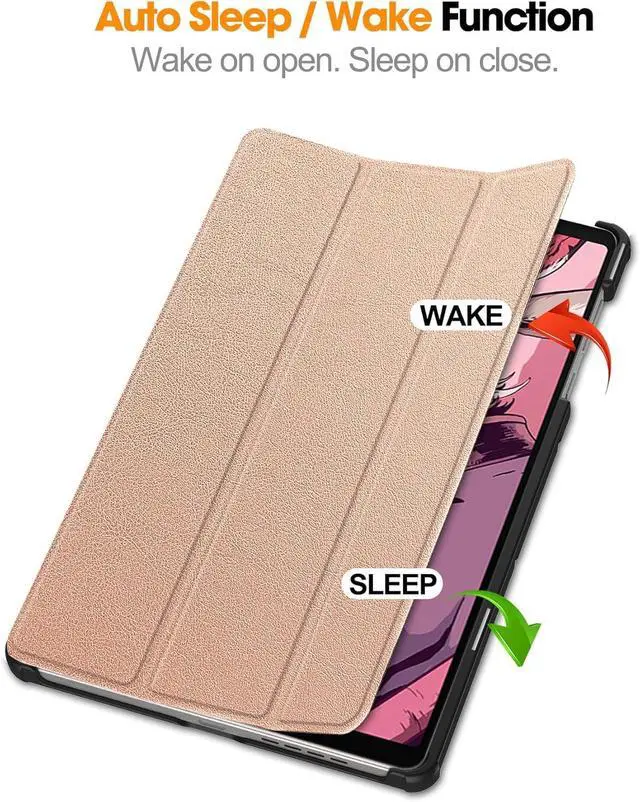 Alt view image 4 of 7 - WERLEO Case for Lenovo Legion Y700 8.8 inch 2025 2023 TB-321FU TB-320FC, Slim Smart Cover Lightweight Hard Shell Protective Cover with Multi-Angle Stand, Universal Stylus Pen Rose Gold