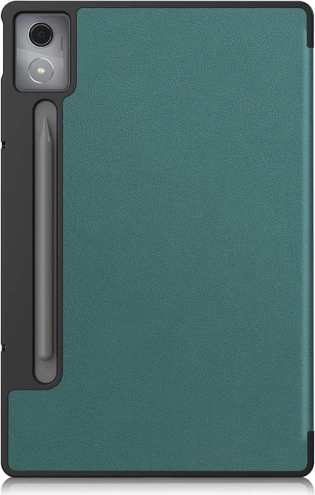 Alt view image 7 of 7 - WERLEO Case for Lenovo Idea Tab Pro 12.7 inch 2025 TB-373FU TB-375FC, Slim Smart Cover Lightweight Hard Shell Protective Cover with Multi-Angle Stand, Universal Stylus Pen Dark Green