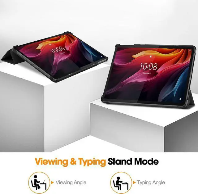 Alt view image 3 of 7 - WERLEO Case for Lenovo Tab K11 Plus 11.45 inch 2024 TB352FU TB352XU / M11 Plus 11.45" 2024, Slim Smart Cover Lightweight Hard Shell Protective Cover with Multi-Angle Stand, Universal Stylus Pen