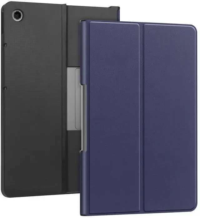 Alt view image 2 of 7 - WERLEO Case for Lenovo Tab Plus 11.5 inch 2024 TB351FU, Slim Smart Cover Lightweight Hard Shell Protective Cover with Multi-Angle Stand, Universal Stylus Pen Blue