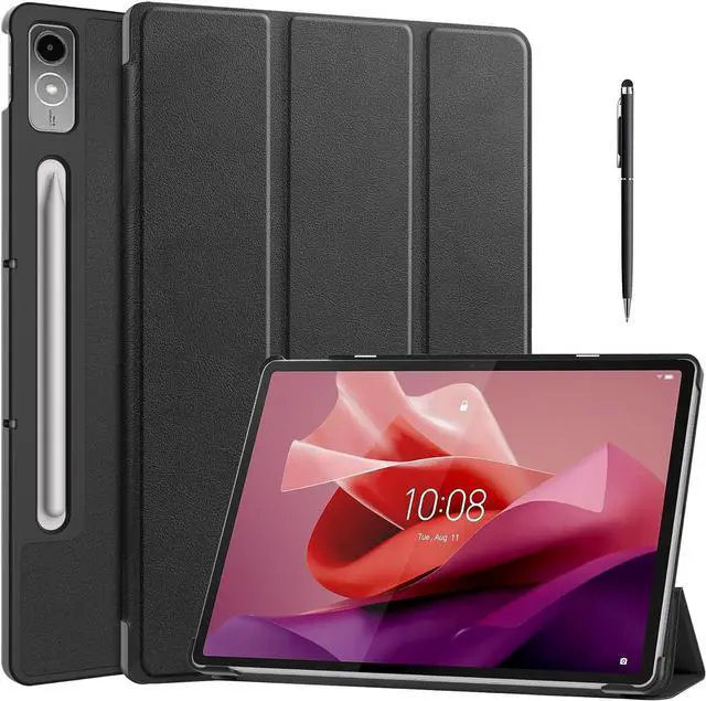 Main image of WERLEO Case for Lenovo Tab P12 12.7 inch 2024 2023 TB370FU TB371FC, Slim Smart Cover Lightweight Hard Shell Protective Cover with Multi-Angle Stand, Universal Stylus Pen