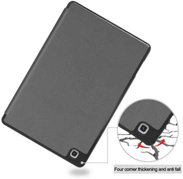 Alt view image 7 of 7 - WERLEO Case for Samsung Galaxy Tab S6 Lite 10.4 inch 2024 2022 2020, Slim Smart Stand Cover Protective Cover with Pencil Holder, Stand, Universal Stylus Pen Grey