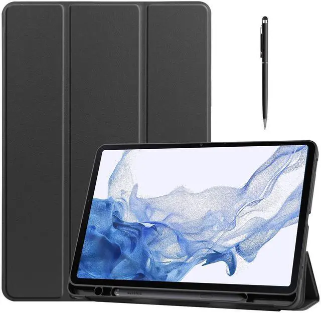 Main image of WERLEO Case for Samsung Galaxy Tab S8 11 inch 2022/Tab S7 2020 11" Model SM-X700/X706/T870/T875/T878, Slim Smart Stand Cover Protective Cover with Pencil Holder, Stand, Universal Stylus Pen