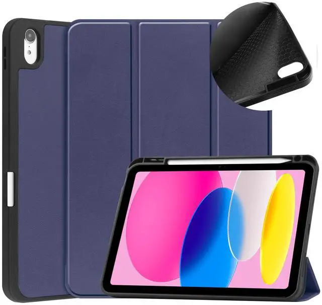 Main image of WERLEO Case for iPad A16 11th Generation 11 inch 2025 / iPad 10th Generation 10.9 inch 2022, Slim Smart Stand Cover with Pencil Holder, Universal Stylus Pen Blue