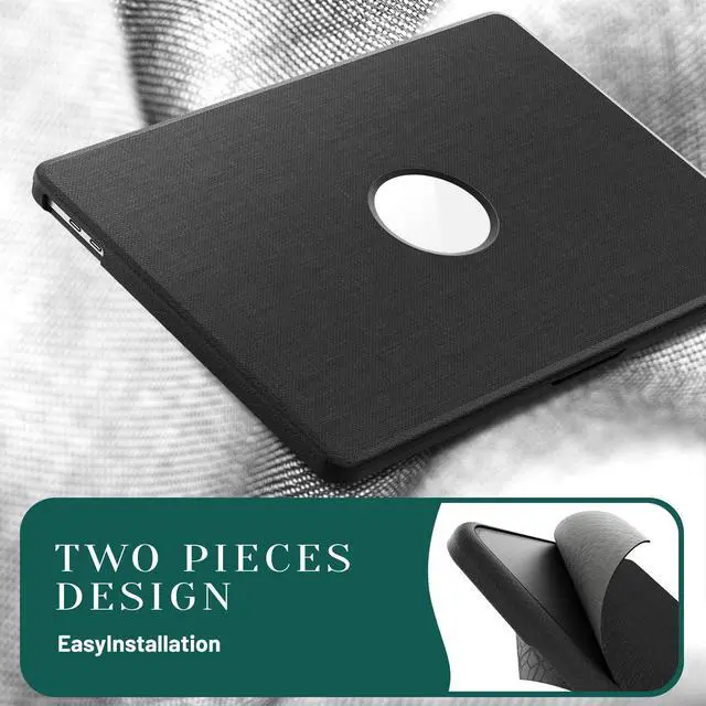 Alt view image 6 of 7 - WERLEO Case for MacBook Pro 13 inch M2 2024 2023 2022-2016 M1 A2338 A2289 A2251 A2159 A1989 A1706 A1708 Fabric Textured Hard Shell Case with Foldable Kickstand & Keyboard Covers & Logo Cutout Design