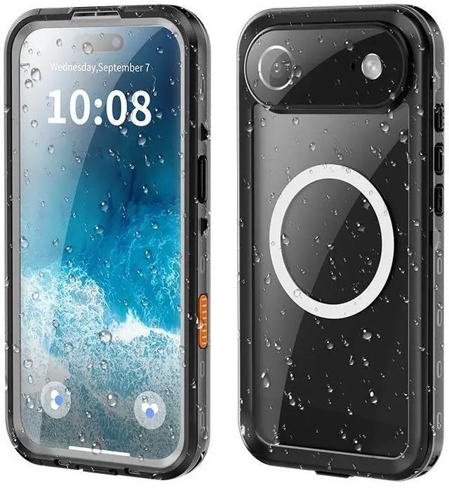 Main image of WERLEO for iPhone Air 6.5 inch Waterproof Case Compatible with MagSafe, Magnetic Waterproof Full Body IP68 Underwater Case Built-in Screen Protector Military Grade Shockproof Cover with Lanyard