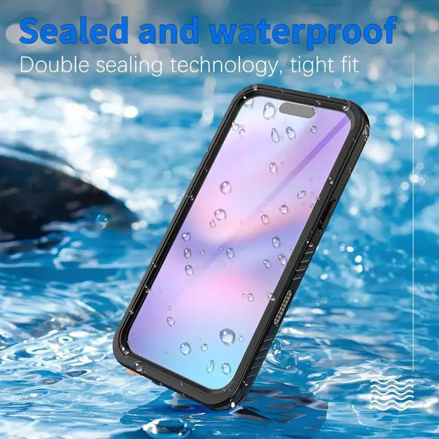 Alt view image 3 of 7 - WERLEO Magnetic Waterproof Case for iPhone 17 Air with Camera Control Capture Button, Built-in Screen Protector[IP68 Underwater][Military Dropproof][Compatible with MagSafe] Shockprooof Phone Cover