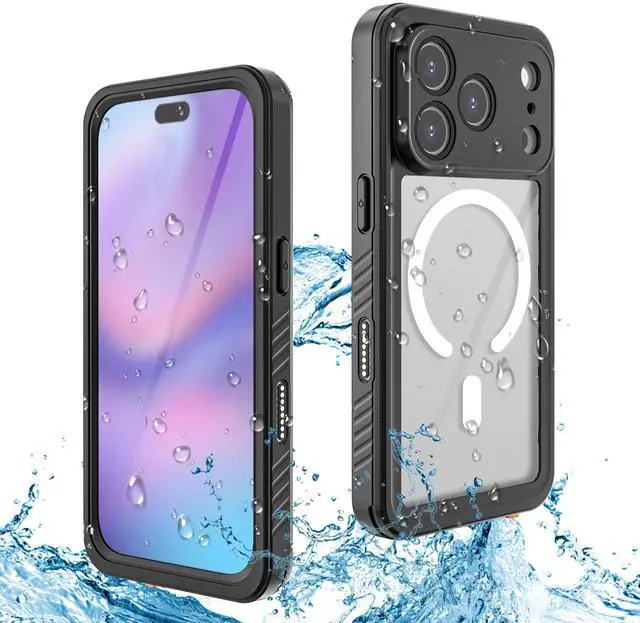 Main image of WERLEO Magnetic Waterproof Case for iPhone 17 Pro with Camera Control Capture Button, Built-in Screen Protector[IP68 Underwater][Military Dropproof][Compatible with MagSafe] Shockprooof Phone Cover