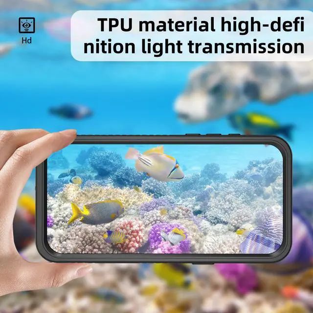 Alt view image 4 of 7 - WERLEO Waterproof Case for iPhone 17 Pro Max with Camera Control Capture Button, Built-in Screen Protector [IP68 Underwater][Military Dropproof] Full Body Shockprooof Phone Cover