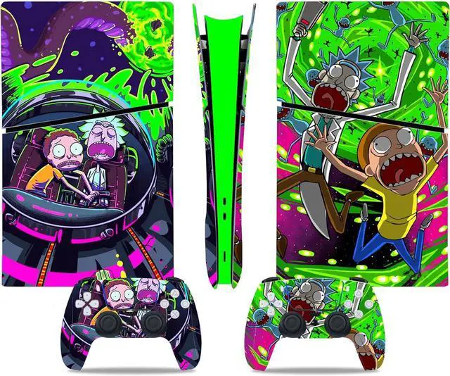 Main image of WERLEO Skin for PS5 Slim Digital, PS5 Slim Digital Console and Controllers Accessories, Vinyl Skin Stickers for PlayStation 5 Slim Digital Edition