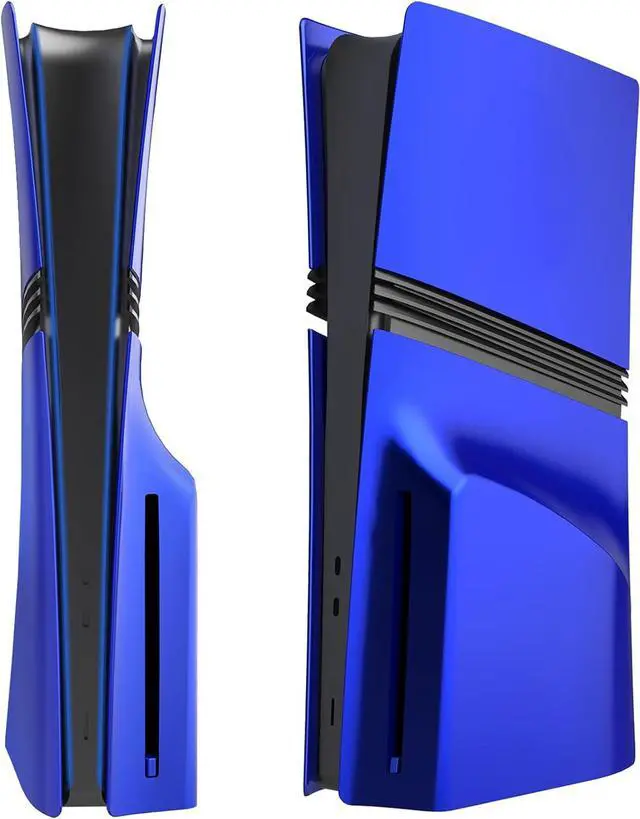 Main image of WERLEO FacePlates for PS5 Pro Disc Edition Cover Plate for PS5 Pro Premium ABS Replacement Plates Anti-Scratch Dustproof Protective Shell Case for PlayStation 5 Pro Disc Version Blue