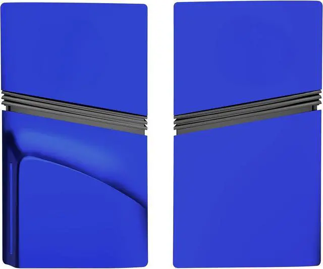 Alt view image 3 of 7 - WERLEO FacePlates for PS5 Pro Disc Edition Cover Plate for PS5 Pro Premium ABS Replacement Plates Anti-Scratch Dustproof Protective Shell Case for PlayStation 5 Pro Disc Version Blue
