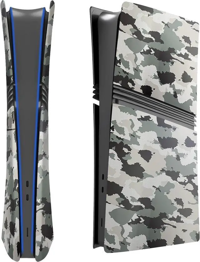 Main image of WERLEO FacePlates for PS5 Pro Digital Edition Wedorat Cover Plates for PS5 Pro Digital ABS Anti-Scratch Dustproof Protective Shell Replacement FacePlate for PlayStation 5 Pro Digital Camouflage