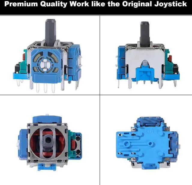 Alt view image 5 of 6 - WERLEO 4 Pack Analog 3D Joysticks Replacement for DualSense PS5 Controller, Joysticks Part with Repair Screwdriver Kit for PlayStation 5 Controller