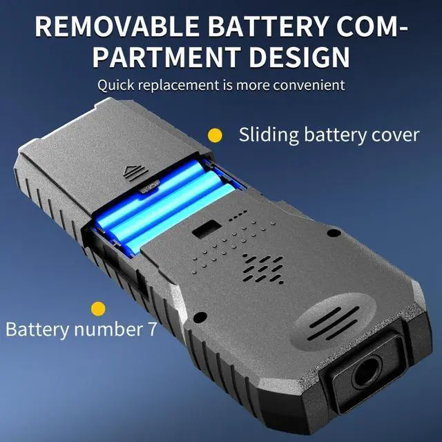 Alt view image 7 of 7 - WERLEO Breathalyzer, Professional 10-Nozzle High Accuracy Breathalyzer with Voice Feedback & LCD Display - Digital Alcohol Tester for Home Use