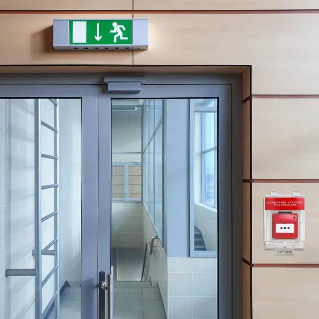 Alt view image 6 of 7 - WERLEO Fire Alarm Cover, Fire Alarm Pull Station Covers | Manual Call Point Protective Guard for Fireproof Switch Guard