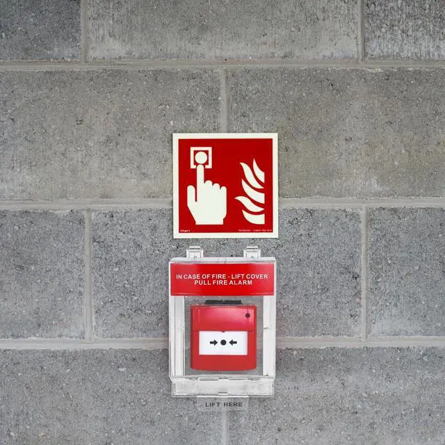 Alt view image 5 of 7 - WERLEO Fire Alarm Cover, Fire Alarm Pull Station Covers | Manual Call Point Protective Guard for Fireproof Switch Guard