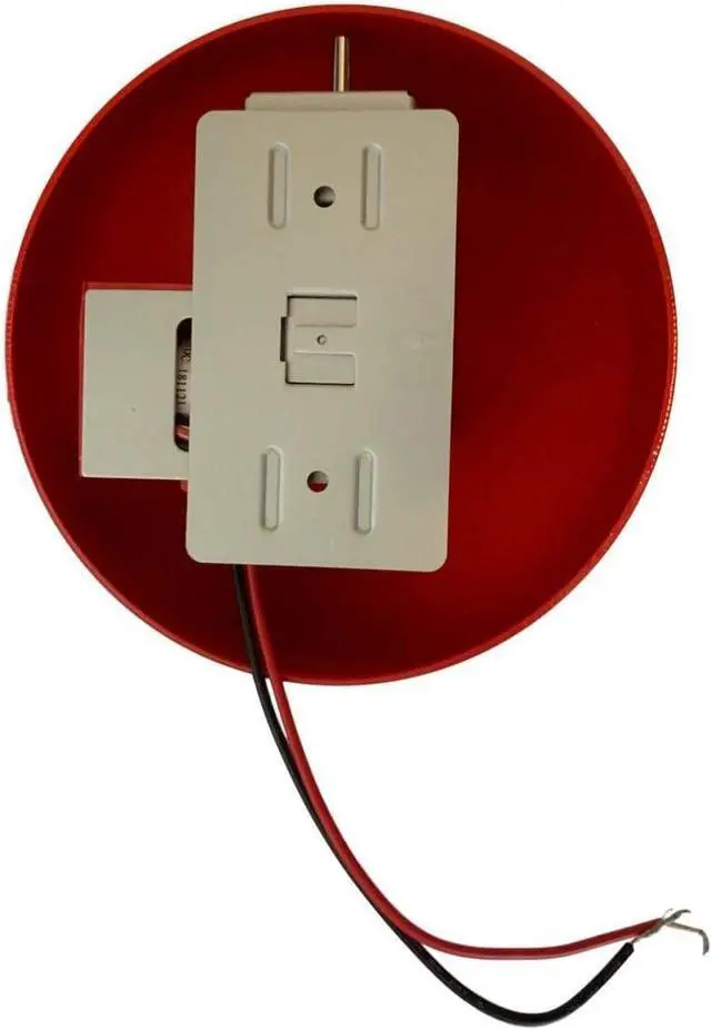 Alt view image 3 of 7 - WERLEO Fire Alarm Bell - 6 Inches Ringing Bell - 12 Volt DC Bell Extra Loud Doorbell, Chime Alarm Or Multi Purpose Bell. Can Be Wired Into Any Device with 12V DC Output