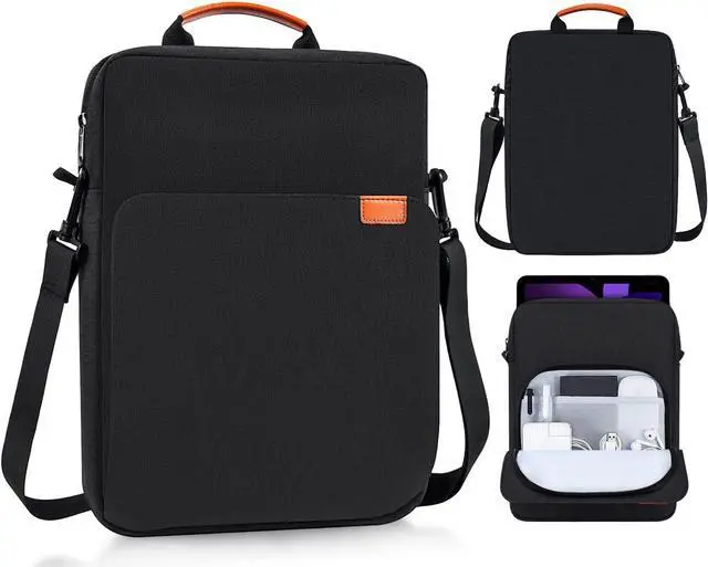 Main image of WERLEO 9-11 Inch Tablet Shoulder Bag Carrying Case for 11" iPad Pro M4/ iPad Air 11" M3 M2 2025 2024, iPad A16 11" 2025, New Amazon Fire Max 11/10.1" Fire HD 10 Plus, Vertical Laptop Sleeve Handbag