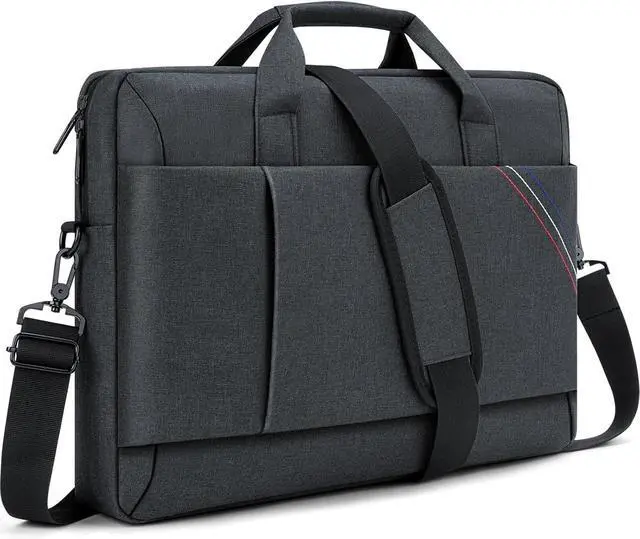 Main image of WERLEO 15 - 15.6 Inch Laptop Shoulder Bag for Man Work Briefcase Slim Computer Carrying Case Handbag with Shoulder Strap