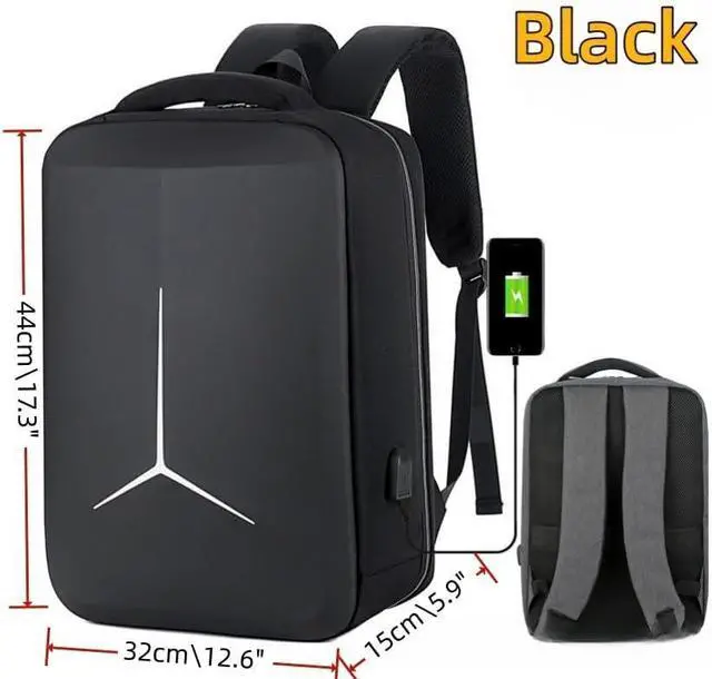 Alt view image 2 of 7 - WERLEO Hard Shell Business Backpack Travel Laptop backpack USB port backpack Daily laptop backpack Waterproof travel backpack