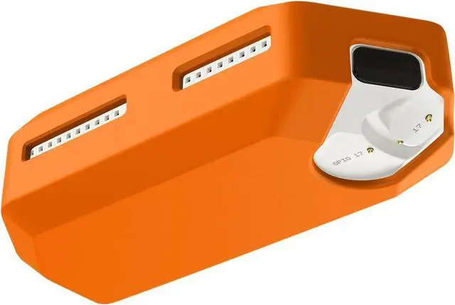 Alt view image 6 of 7 - WERLEO Protective Case Cover Case for Flipper Zero Soft Silicone Accessories - Fluorescent Orange Skin Glow in Dark