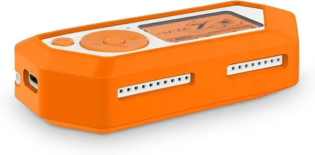 Alt view image 7 of 7 - WERLEO Protective Case Cover Case for Flipper Zero Soft Silicone Accessories - Fluorescent Orange Skin Glow in Dark